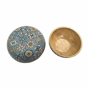 Bamboo Salad Serving Bowl